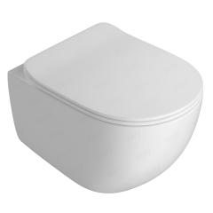 Унитаз подвесной безободковый ArtCeram Vita FLV006 05 00, белый матовый (bianco opaco), The.Saniglaze Унитаз подвесной безободковый ArtCeram Vita FLV006 05 00, белый матовый (bianco opaco), The.Saniglaze