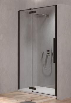 Душевая дверь Kolpa-San Polaris N 140 см, черный, Transparent