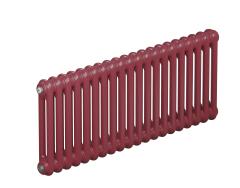 Трубчатый радиатор Rifar Tubog 2042, 14 секций, 2-колончатый, красно-коричневый (бордо), D1