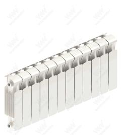Радиатор биметаллический Rifar Monolit Ventil 350x12 секций, №69VL, белый