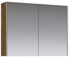 Зеркальный шкаф Aqwella Mobi 1200, дуб балтийский