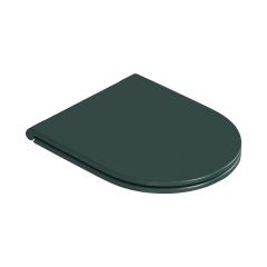 Крышка с сиденьем Slim для унитаза Artceram Solida, глубокий изумрудный (lucido edera), soft-close Крышка с сиденьем Slim для унитаза Artceram Solida, глубокий изумрудный (lucido edera), soft-close