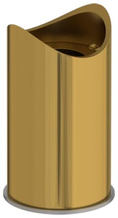 Модуль скрытого подключения Сунержа Tube, золото