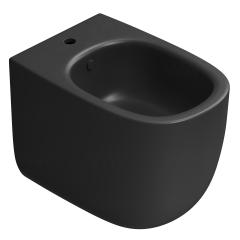 Биде приставное Artceram Seta SEB002 17 00, черный матовый (nero opaco), The.Saniglaze Биде приставное Artceram Seta SEB002 17 00, черный матовый (nero opaco), The.Saniglaze