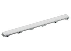 Решетка для душевого канала цельная Tece TECEdrainline Glass White M 800, белый матовый