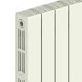 Радиатор биметаллический Rifar SUPReMO Ventil 500x4 секции, №69VL, жемчужно-белый (айвори)