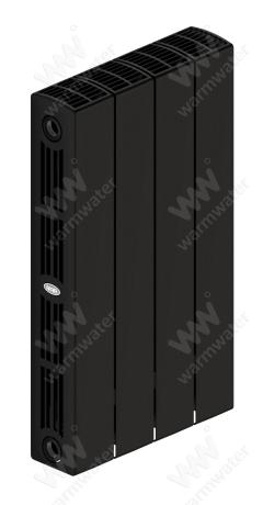 Радиатор биметаллический Rifar SUPReMO Ventil 500x4 секции, №69VL, черный (антрацит)