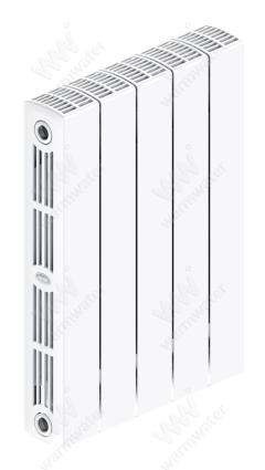 Радиатор биметаллический Rifar SUPReMO Ventil 500x5 секций, №69VL, белый