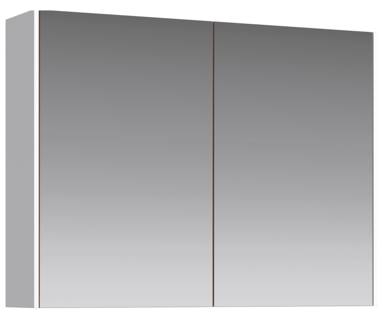 Зеркальный шкаф Aqwella Mobi 1200, белый