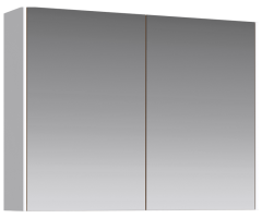 Зеркальный шкаф Aqwella Mobi 1200, белый