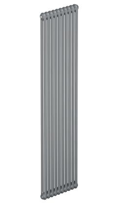 Трубчатый радиатор Rifar Tubog 2240, 9 секций, 2-колончатый, серый (титан), D1