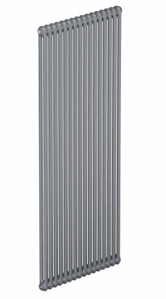 Трубчатый радиатор Rifar Tubog 2240, 19 секций, 2-колончатый, серый (титан), D1