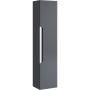 Пенал подвесной Aqwella Cube 300, серый матовый