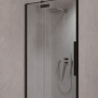 Душевая дверь Kolpa-San Polaris N 90 см, черный, Transparent