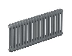 Трубчатый радиатор Rifar Tubog 2037, 14 секций, 2-колончатый, серый (титан), D1