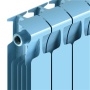 Радиатор биметаллический Rifar Monolit Ventil 350x4 секции, №89VR, синий (сапфир)
