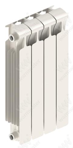 Радиатор биметаллический Rifar Monolit Ventil 500x4 секции, №89VR, белый