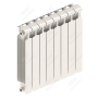 Радиатор биметаллический Rifar Monolit Ventil 500x8 секций, №89VR, белый