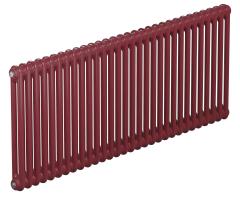 Трубчатый радиатор Rifar Tubog 2077, 50 секций, 2-колончатый, красно-коричневый (бордо), D1