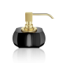Дозатор жидкого мыла Decor Walther Kristall KR SSP, антрацит/золото матовое