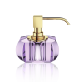 Дозатор жидкого мыла Decor Walther Kristall KR SSP, фиолетовый/золото