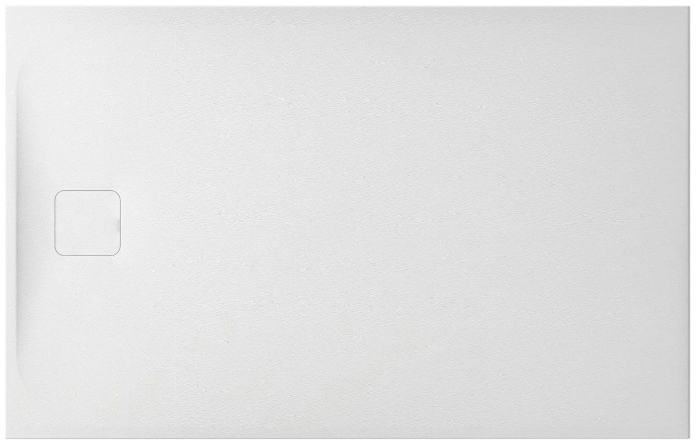 Поддон душевой Riho Sole Velvet 160х90 см, белый матовый, Solid Surface