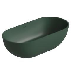 Ванна отдельностоящая DEA Design Shadow 170х72 см, объем 390 л, зеленый лес (dark green №11)