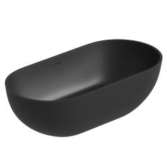 Ванна отдельностоящая DEA Design Shadow 170х72 см, объем 390 л, черный матовый (black №16)