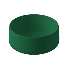 Раковина накладная ArtCeram Сognac Saniglaze 350х350 мм, зеленый матовый (verde salvia opaco)