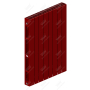 Радиатор биметаллический Rifar SUPReMO Ventil 800x8 секций, №89VR, красный (бордо)