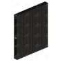 Радиатор биметаллический Rifar SUPReMO Ventil 800x10 секций, №89VR, черный (антрацит)