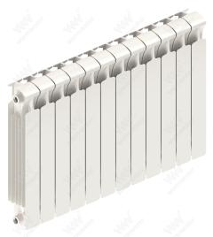 Радиатор биметаллический Rifar Monolit Ventil 500x23 секции, №89VR, белый