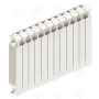 Радиатор биметаллический Rifar Monolit Ventil 500x24 секции, №89VR, белый