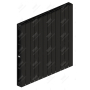 Радиатор биметаллический Rifar SUPReMO Ventil 800x12 секций, №89VR, черный (антрацит)