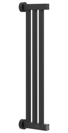 Полотенцесушитель электрический Сунержа Хорда 4.0 600х166 мм, ТЭН универсальный, титан темный