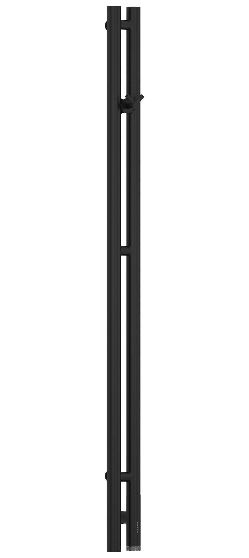 Полотенцесушитель электрический Сунержа Нюанс 3.0 1200х85 мм, ТЭН справа, черный матовый