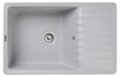 Мойка кухонная GranFest Water GF-ZW-72 752х475 мм, серая, кварцевый композит