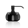 Дозатор жидкого мыла Decor Walther Kristall KR SSP, антрацит/черный