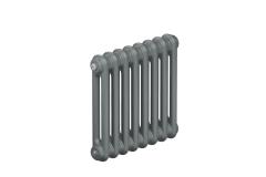 Трубчатый радиатор Rifar Tubog 2042, 6 секций, 2-колончатый, серый (титан), D1