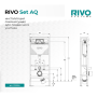 Инcталляция для подвесного унитаза Rivo Set AQ 200004