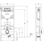 Инcталляция для подвесного унитаза Rivo Set AQ 200004