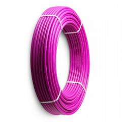 Труба полимерная с кислородным барьером РосТурПласт Omega PE-RT/ Evoh 16 мм, фиолетовый, бухта 200 м