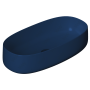 Раковина накладная ArtCeram Quadro Saniglaze 560х410 мм, голубой матовый (blu avio opaco)