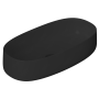 Раковина накладная ArtCeram Quadro Saniglaze 560х410 мм, черный матовый (nero opaco)