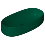 Раковина накладная ArtCeram Quadro Saniglaze 560х410 мм, зеленый матовый (verde salvia opaco)