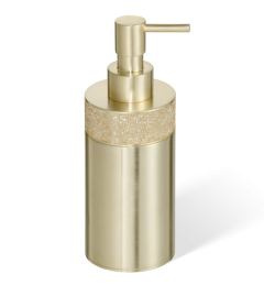 Дозатор жидкого мыла Decor Walther Rocks SSP 1, золото матовое