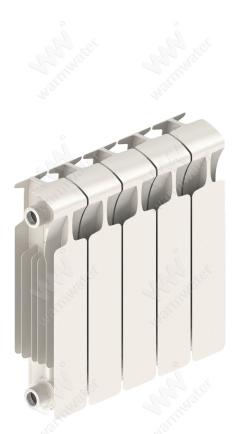 Радиатор биметаллический Rifar Monolit 300x5 секций, белый