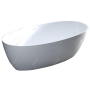 Ванна каменная Salini Alda Nuova 160х70 см, белый, матовая поверхность