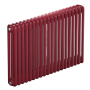 Трубчатый радиатор Rifar Tubog 3057, 23 секции, 3-колончатый, красно-коричневый (бордо), DV1