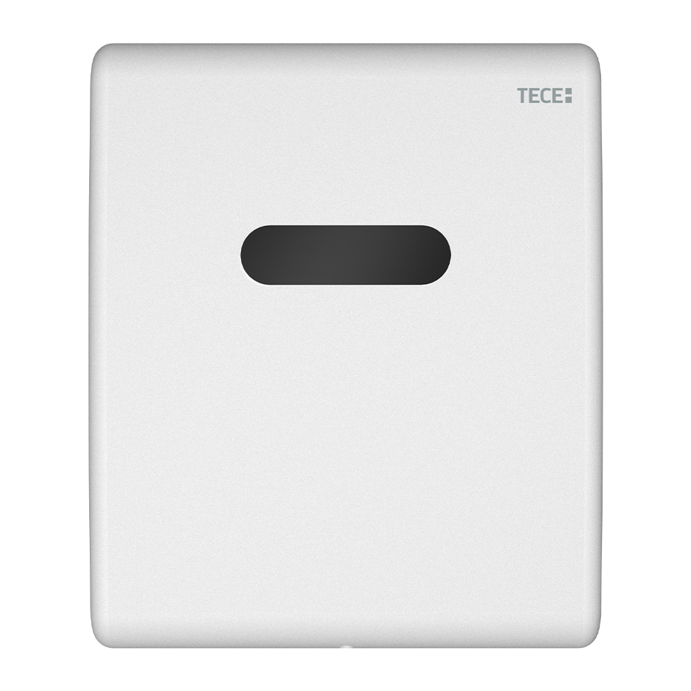 Панель смыва электронная Tece TECEplanus, белый матовый, питание от батареек 12 В